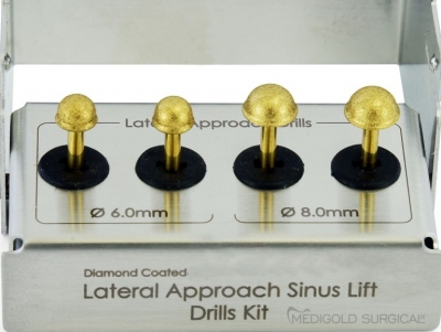 Dental Lateral Approach Diamond Burs Kit